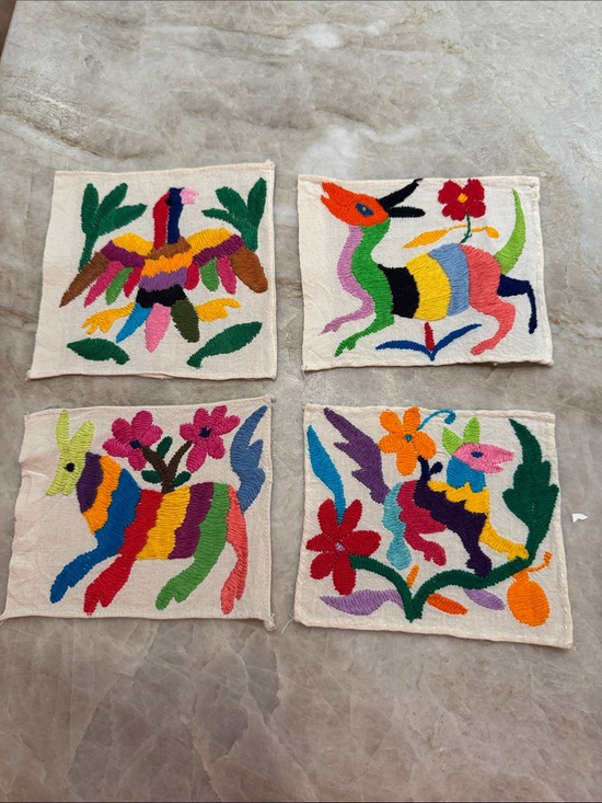 Other - Unique Mexican motif cotton coaster